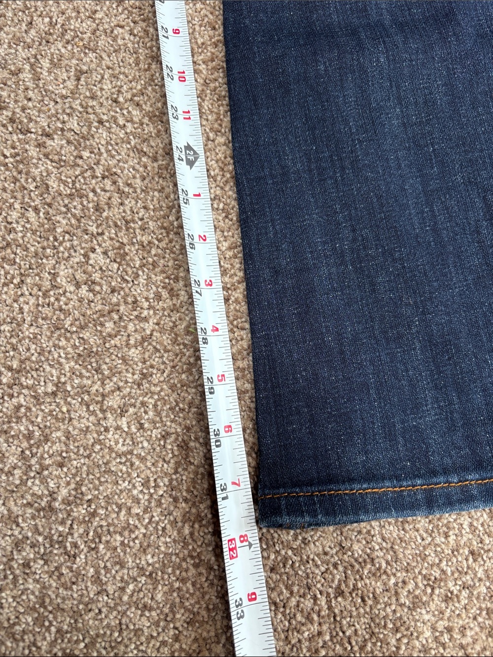 Idyllwind Dark Blue Flared High-Rise Jeans - Picture 4 of 4